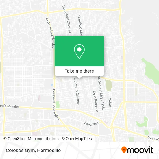 Colosos Gym map
