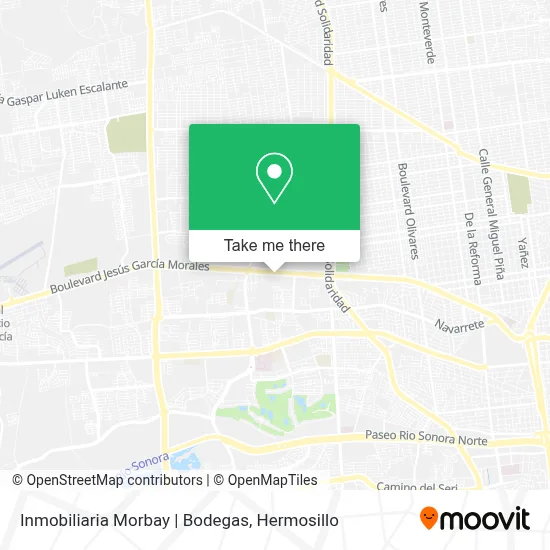 Inmobiliaria Morbay | Bodegas map