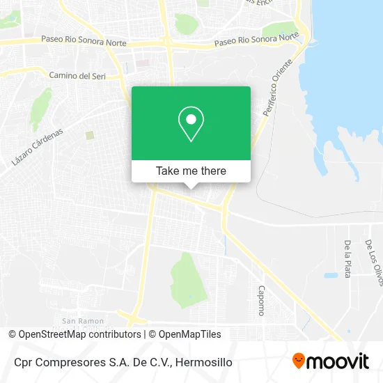 Cpr Compresores S.A. De C.V. map