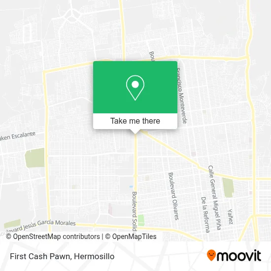 First Cash Pawn map