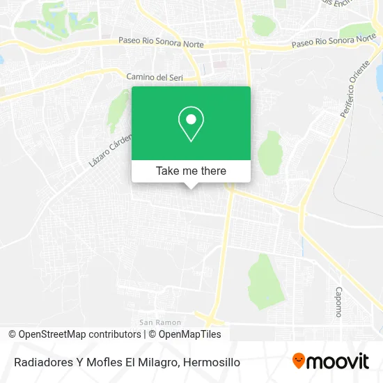 Radiadores Y Mofles El Milagro map