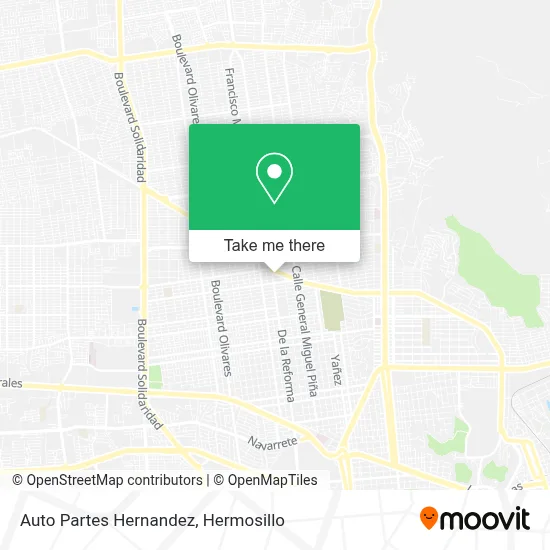 Auto Partes Hernandez map
