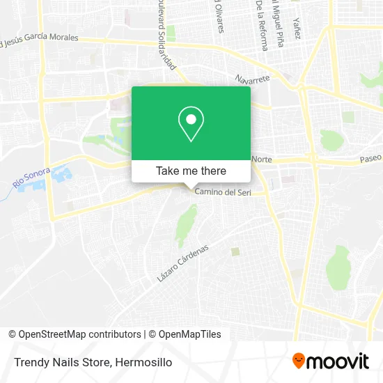 Trendy Nails Store map