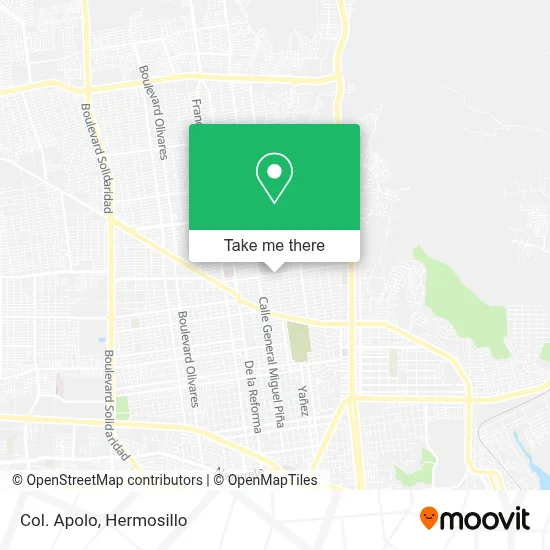Col. Apolo map