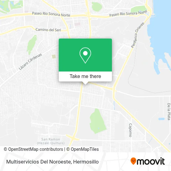 Multiservicios Del Noroeste map