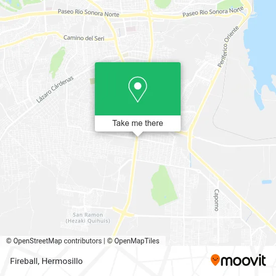 Fireball map