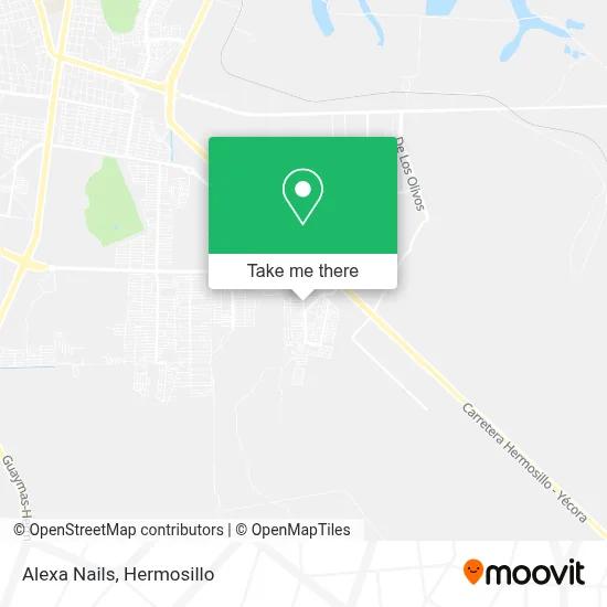 Alexa Nails map