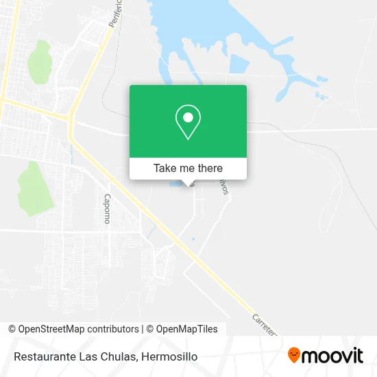 Restaurante Las Chulas map