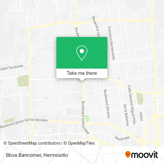 Bbva Bancomer map
