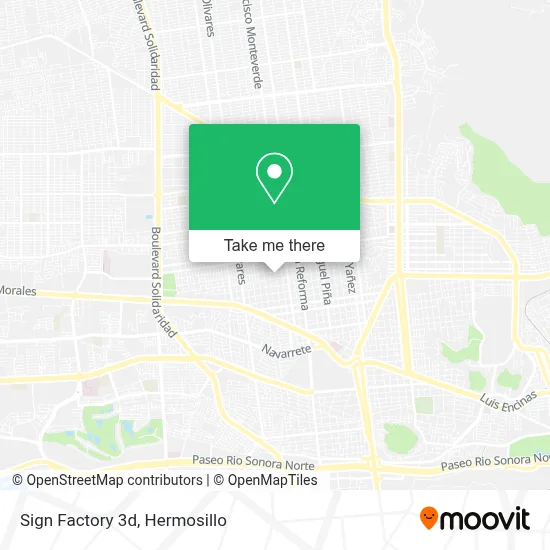 Sign Factory 3d map