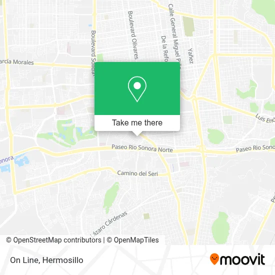 On Line map