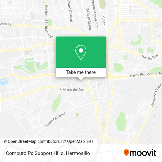 Computo Pc Support Hillo map
