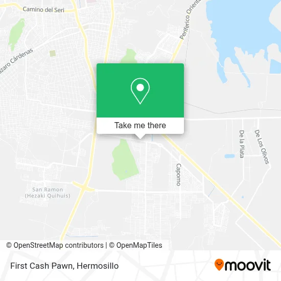 First Cash Pawn map