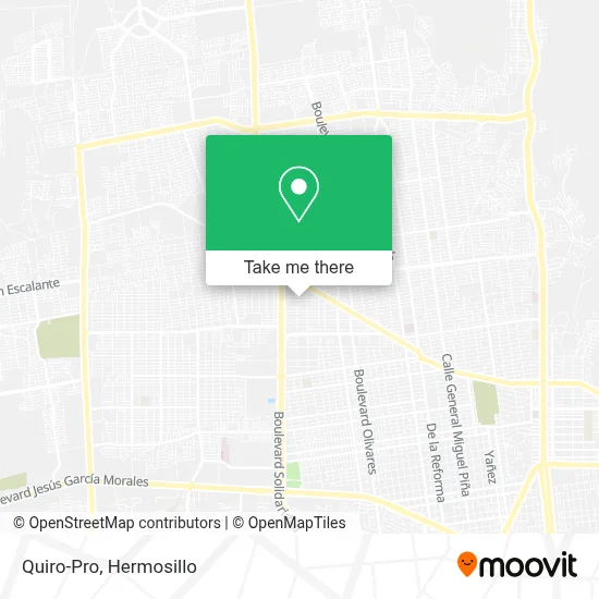 Quiro-Pro map