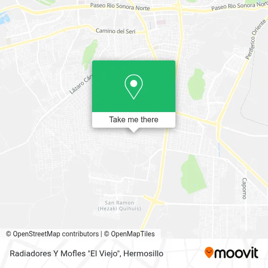 Radiadores Y Mofles "El Viejo" map