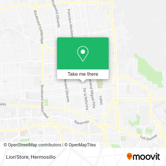 Lion'Store map