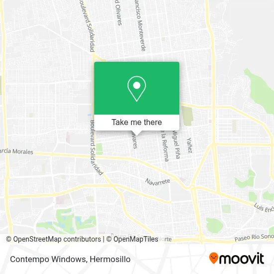 Contempo Windows map