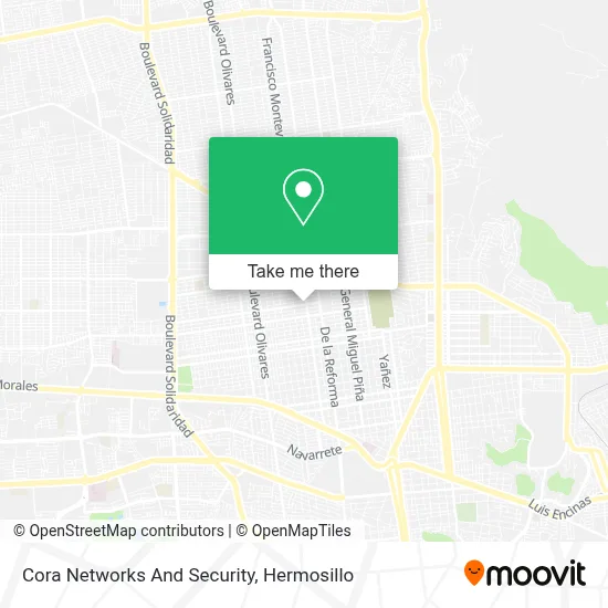 Cora Networks And Security map