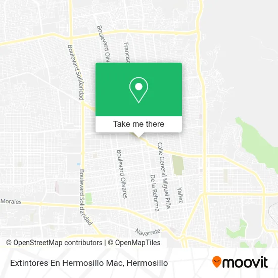 Extintores En Hermosillo Mac map