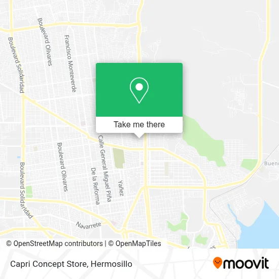 Capri Concept Store map