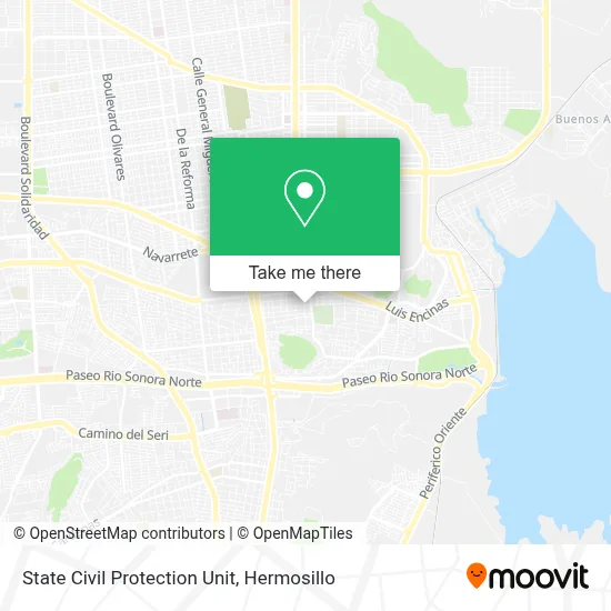 State Civil Protection Unit map