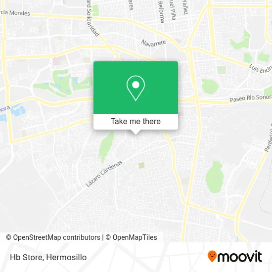 Hb Store map