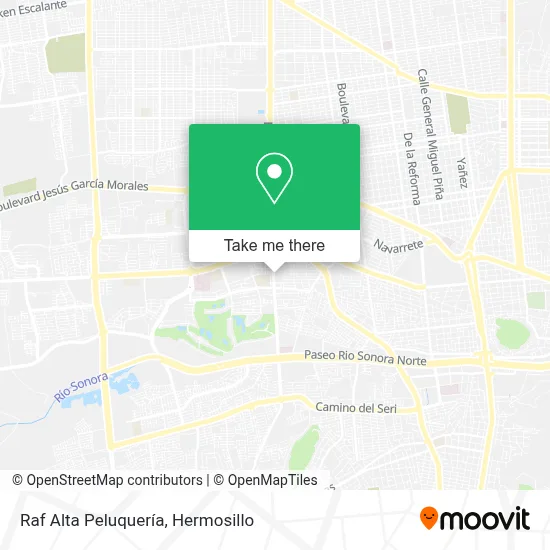 Raf Alta Peluquería map
