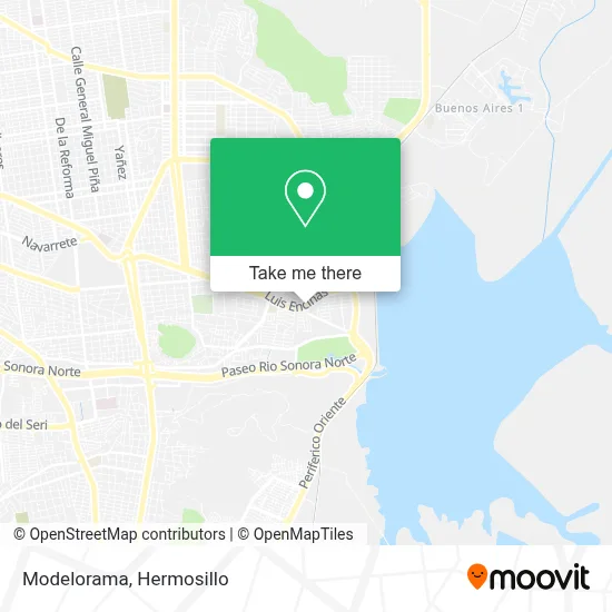 Modelorama map