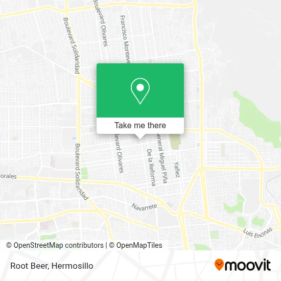 Root Beer map
