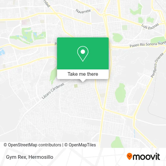 Gym Rex map