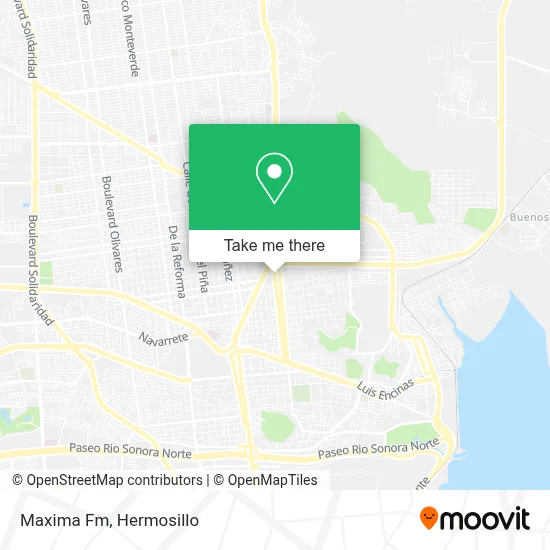 Maxima Fm map
