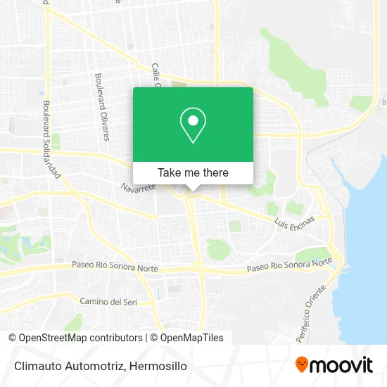 Climauto Automotriz map