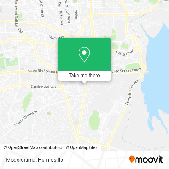 Modelorama map