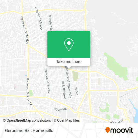 Geronimo Bar map
