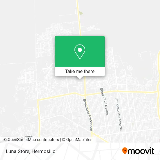 Luna Store map