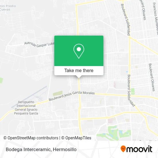 Bodega Interceramic map
