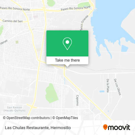 Las Chulas Restaurante map
