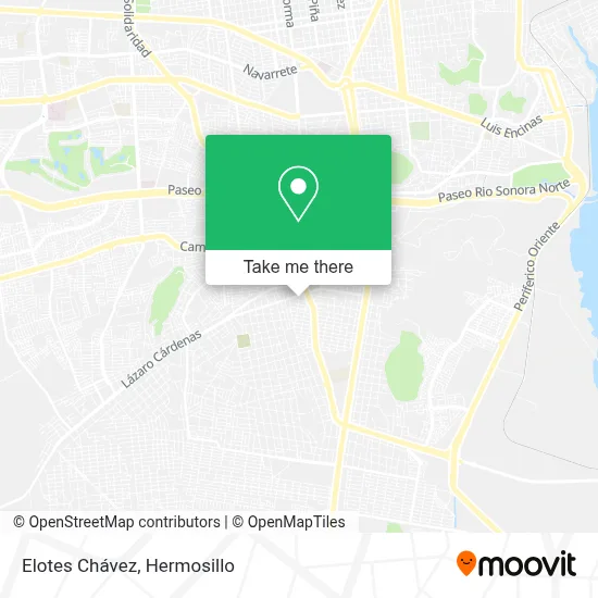 Elotes Chávez map