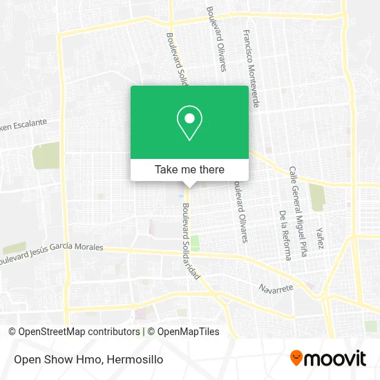 Open Show Hmo map
