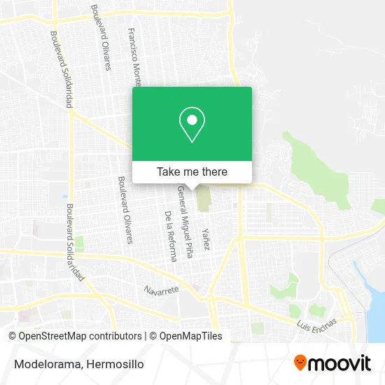 Modelorama map