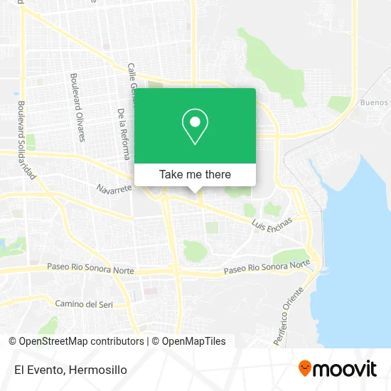 El Evento map