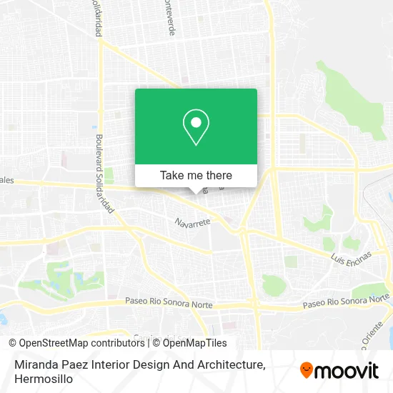 Miranda Paez Interior Design And Architecture map