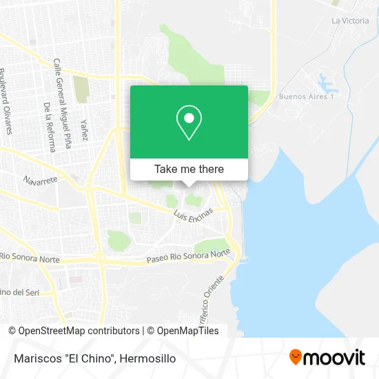 Mariscos "El Chino" map