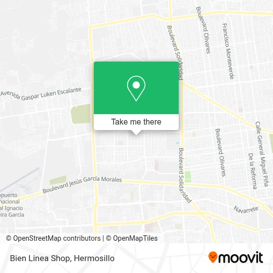 Bien Linea Shop map