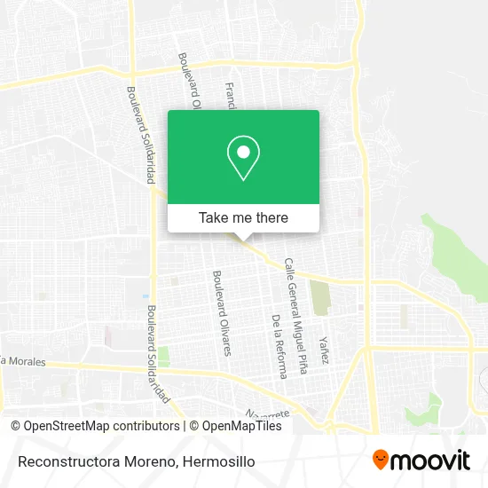 Reconstructora Moreno map