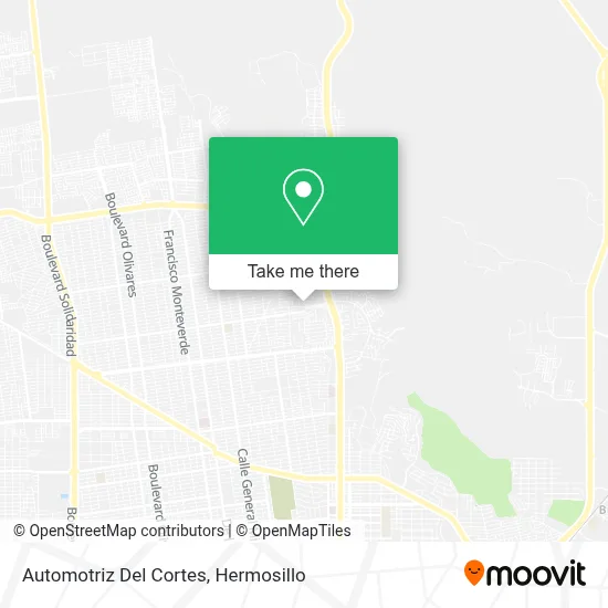 Automotriz Del Cortes map