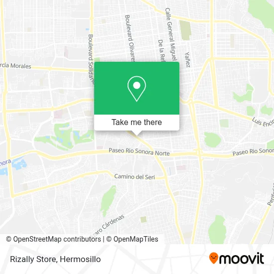 Rizally Store map