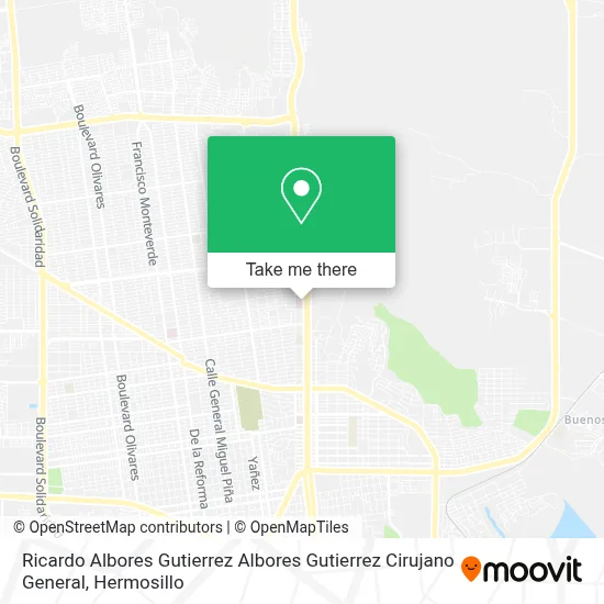Ricardo Albores Gutierrez Albores Gutierrez Cirujano General map