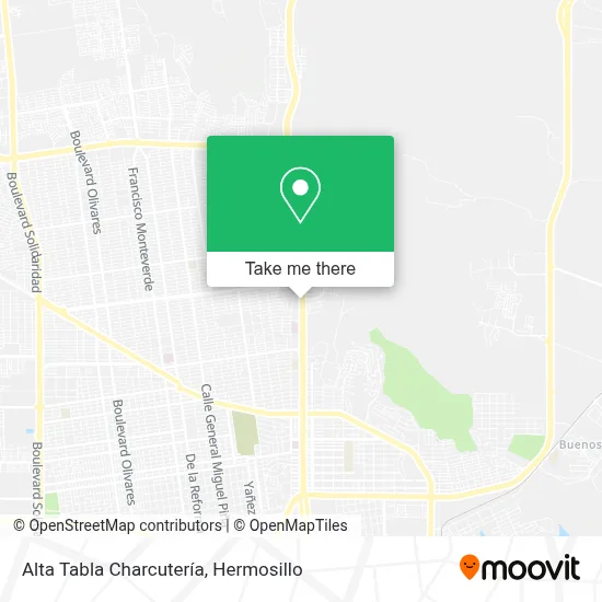 Alta Tabla Charcutería map
