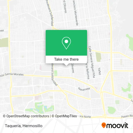 Taquería map